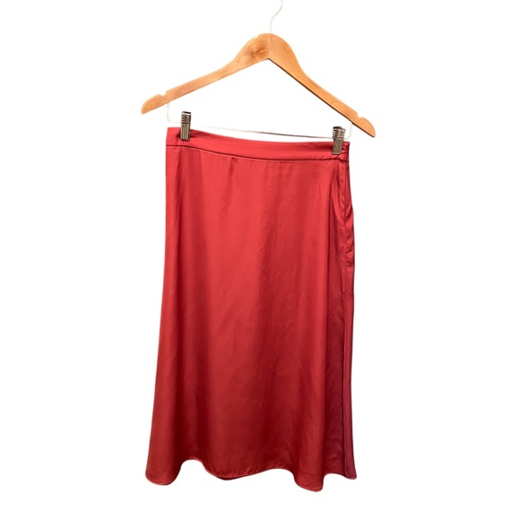 Elegant midi satin 'Kiabi' brand skirt Size US 4 - Picture 1 of 4